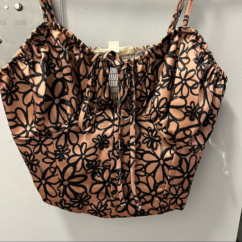 PacSun LA Hearts Cropped Tank Top